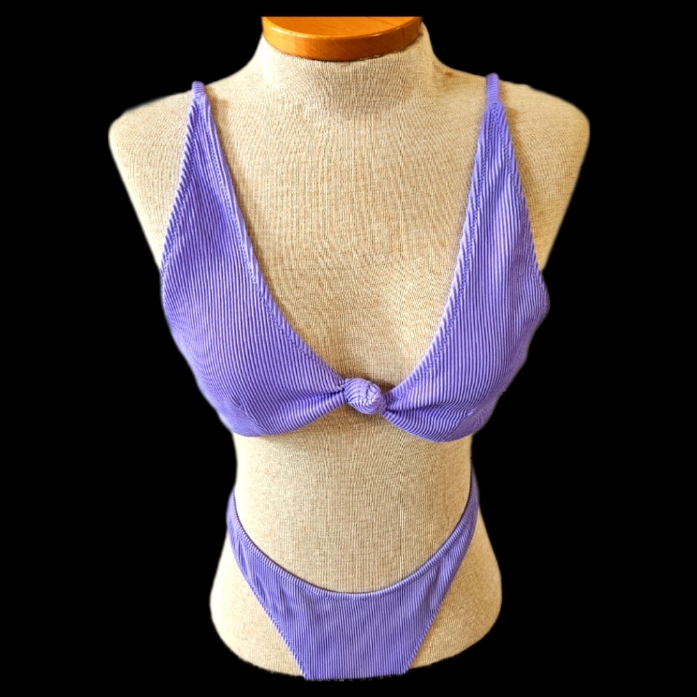 Bathing suit, lilac, Size XL, cheeky bottoms